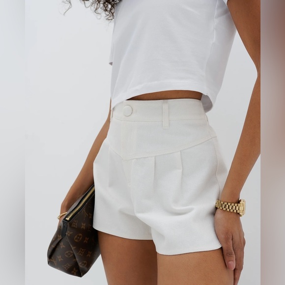 Vita Grace Pants - VITA GRACE | SUZIE SUMMER DAY DENIM SHORT | WHITE